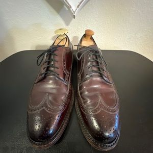 Florsheim Imperial Shell Cordovan 93605 Longwing Shoes 9.5D, V-Cleat & 5 Nails